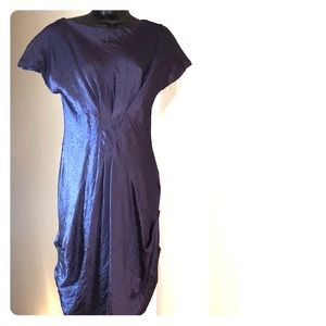 Carol Peretz Elegant Blue Dress